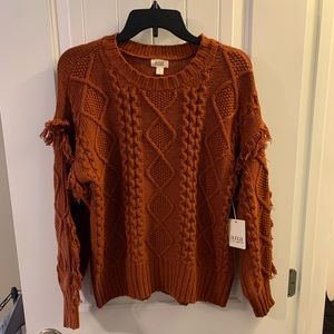 NWT a.n.a Fringe Sweater